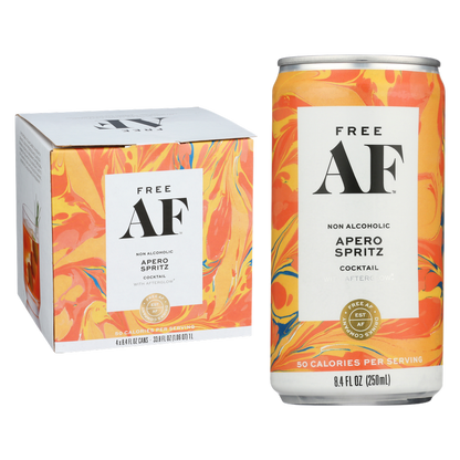 FREE AF Aperol Spritz 4pk 8.4oz Can