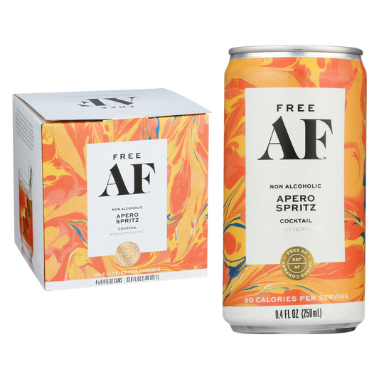 FREE AF Aperol Spritz 4pk 8.4oz Can