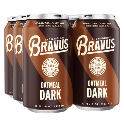 Bravus Brewing Co. Non-Alcoholic Oatmeal Stout 6pk 12oz Cans