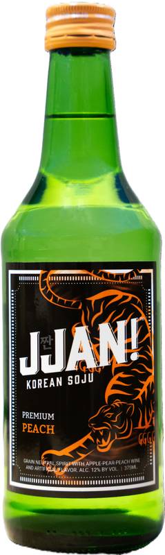 Jjan! Peach Soju 375ml
