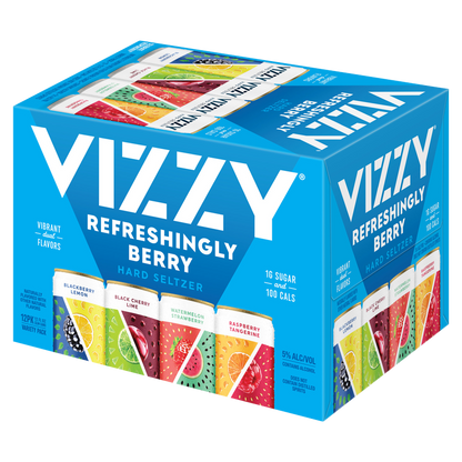Vizzy Berry Hard Seltzer Variety Pack 12pk 12oz Can 5.0% ABV