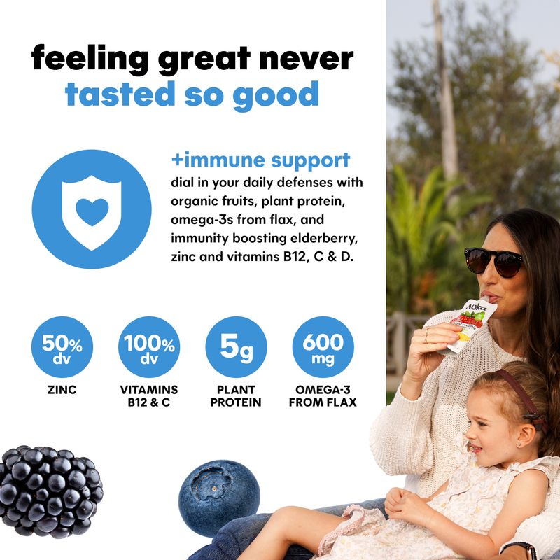 Noka Super Berry Superfood Smoothie 6pk 4.22oz Box