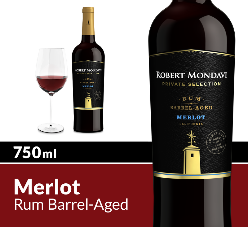 Vint Rum Barrel Aged Merlot 750ml