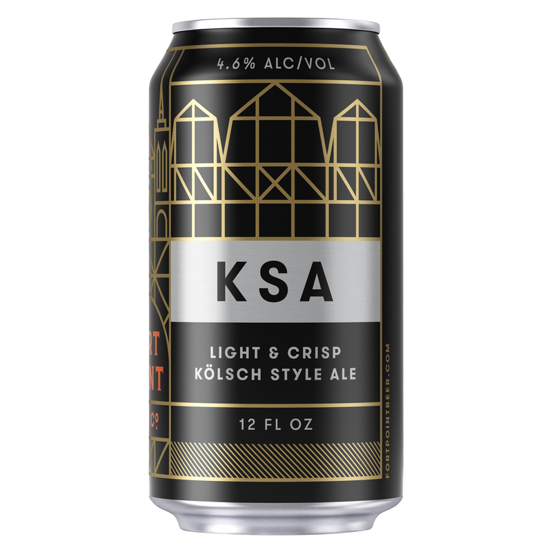 Fort Point KSA Kolsch 12pk 12oz Can 4.6% ABV