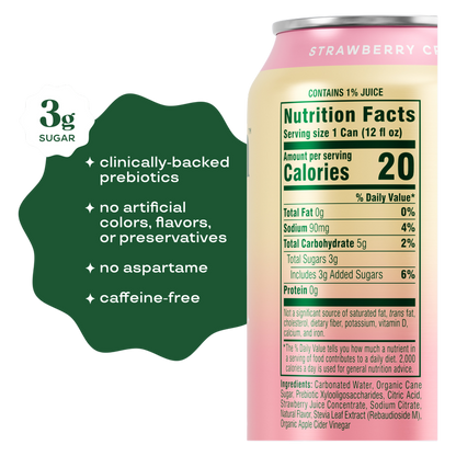 Bloom Pop Strawberry Cream 12oz Can