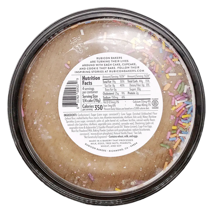 Rubicon Bakers 4in Birthday Layer Cake, 11 oz