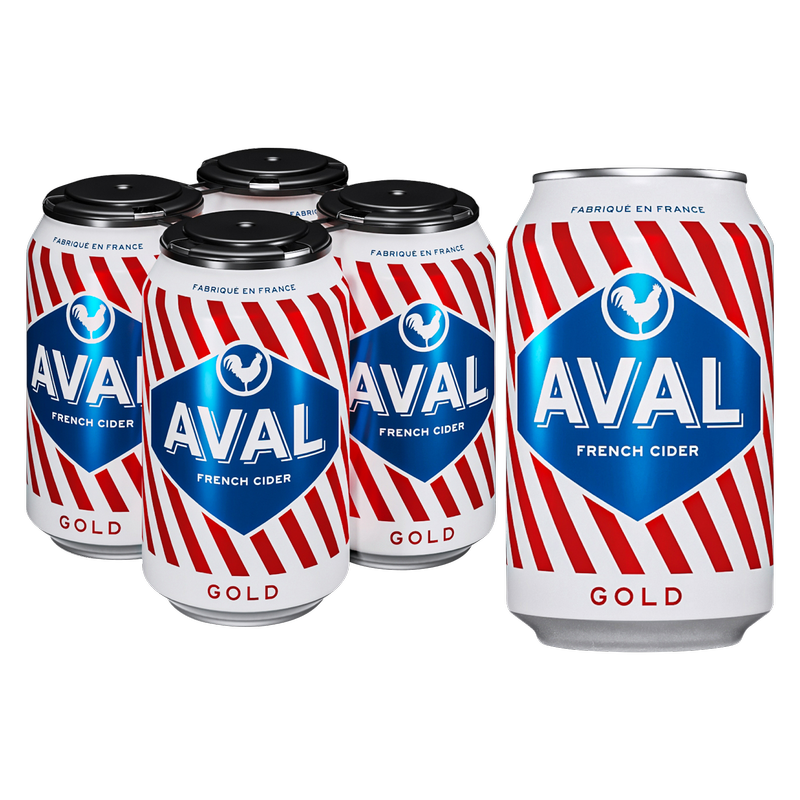 Aval Cider Gold 4pk 11.2oz Can 6.0% ABV