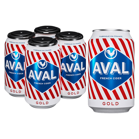 Aval Cider Gold 4pk 11.2oz Can 6.0% ABV