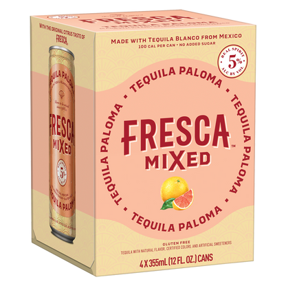 Fresca Mixed Tequila Paloma Canned Cocktail 4pk 12oz Can 5.0% ABV