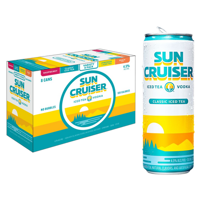 Sun Cruiser Iced Tea Vodka Variety Pack 8pk 12oz Can 4.5% ABV
