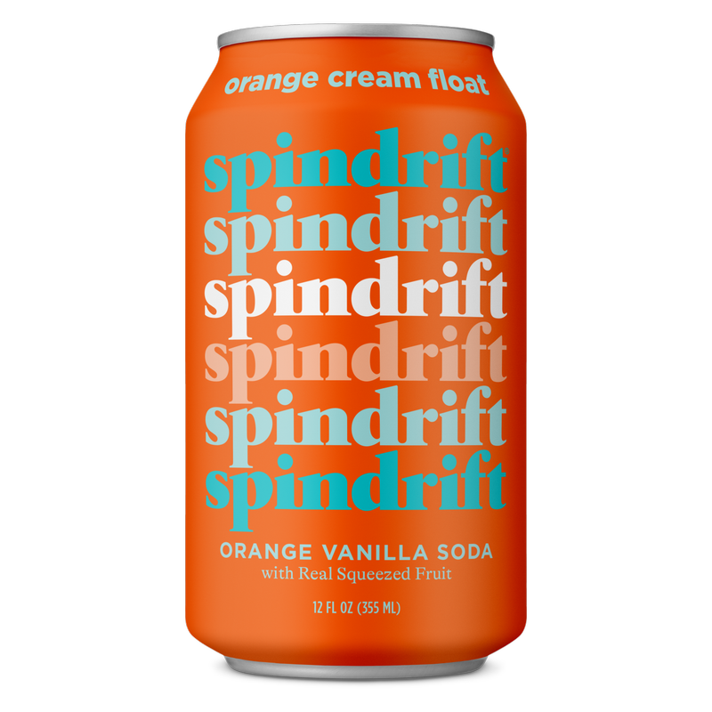 Spindrift Soda Orange Cream Float 12oz Can