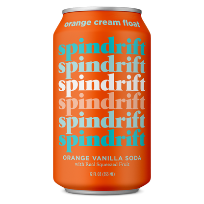 Spindrift Soda Orange Cream Float 12oz Can