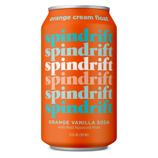 Spindrift Soda Orange Cream Float 12oz Can