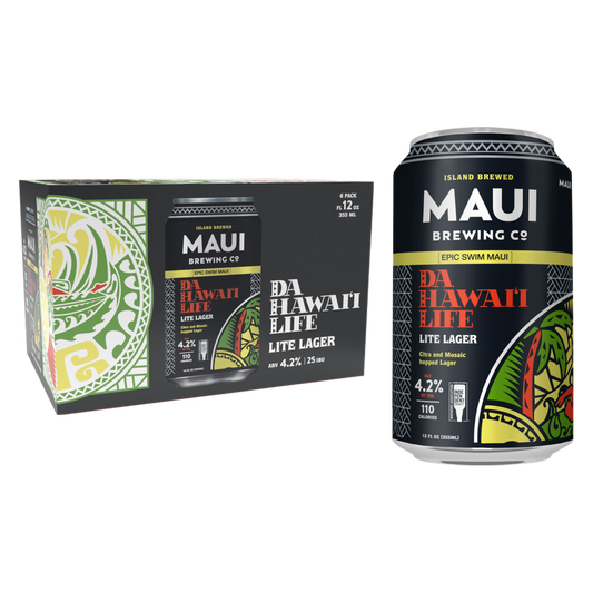 Maui Da Hawaii Life Lite 6pk 12oz Cans