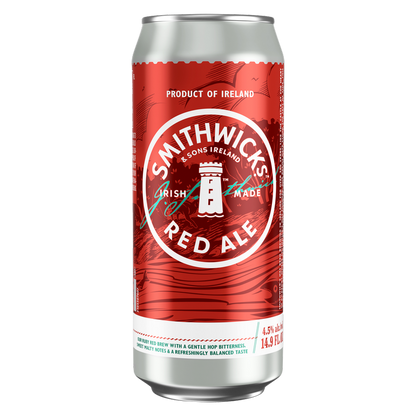 Smithwick's Red Ale 4pk 14.9oz Can 4.5% ABV
