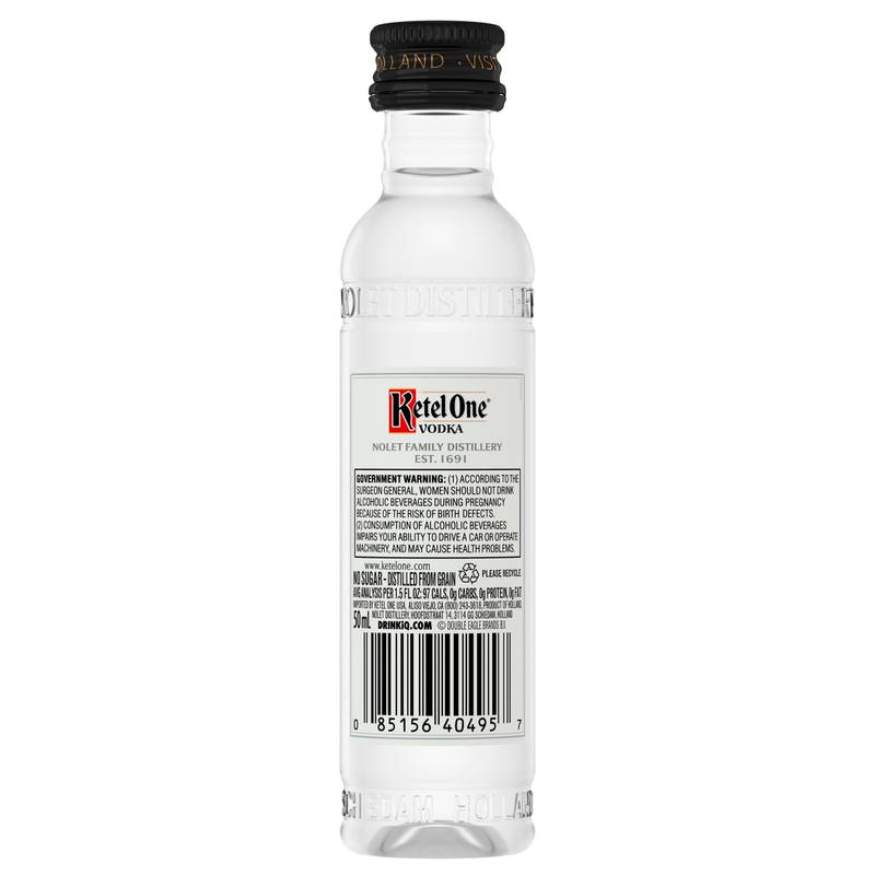 Ketel One Vodka Plastic 50ml (80 Proof)