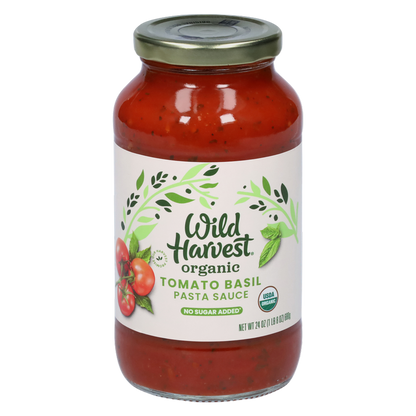 Wild Harvest Organic Tomato Basil Pasta Sauce 24oz