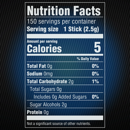 5 GUM Peppermint Cobalt Sugar Free Chewing Gum case 10 CT