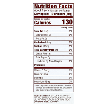 Blue Diamond Almond Nut-Thins 4.25oz