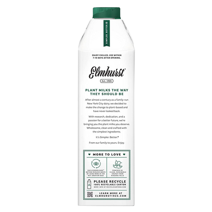 Elmhurst Unsweetened Oat Milk 32oz