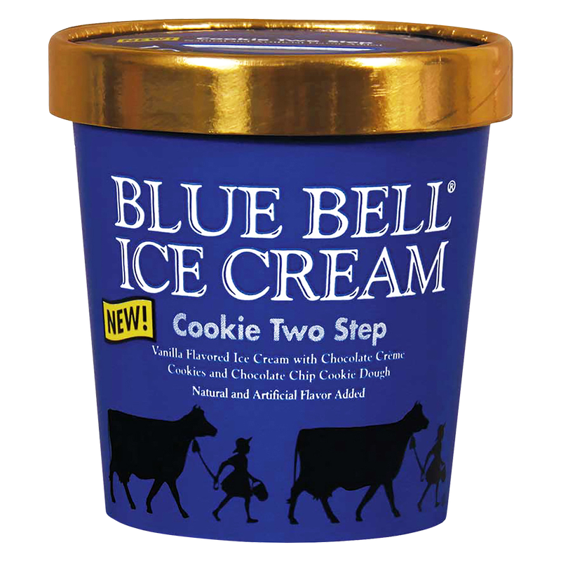Blue Bell Cookie Two Step Ice Cream Pint