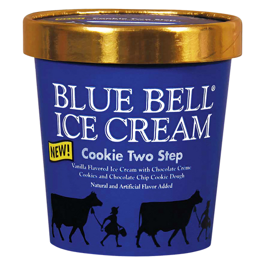Blue Bell Cookie Two Step Ice Cream Pint