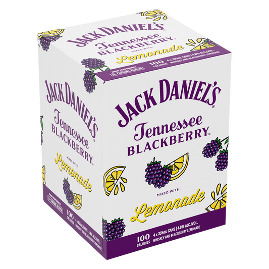 Jack Daniel's TN Blackberry & Lemonade 4pk 355ml Can