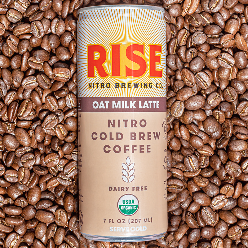RISE Brewing Co. Oat Milk Nitro Cold Brew Latte 7oz Can
