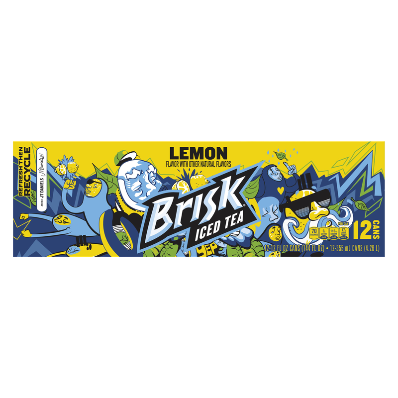 Brisk Iced Tea Lemon 12pk 12oz Btl