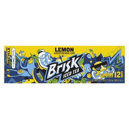 Brisk Iced Tea Lemon 12pk 12oz Btl
