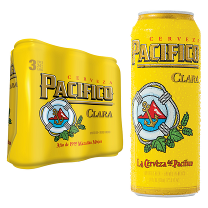Pacifico 3pk 24oz Can 4.4% ABV