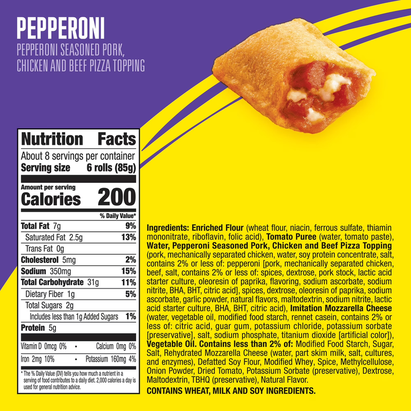 Totino's Frozen Pepperoni Pizza Rolls 50ct