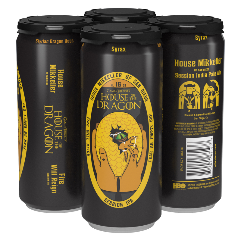Mikkeller GOT House Of The Dragon IPA 4pk 16oz Can
