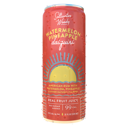 Saltwater Woody Watermelon Pineapple Daiquiri 4pk 12oz Can 4.5% ABV