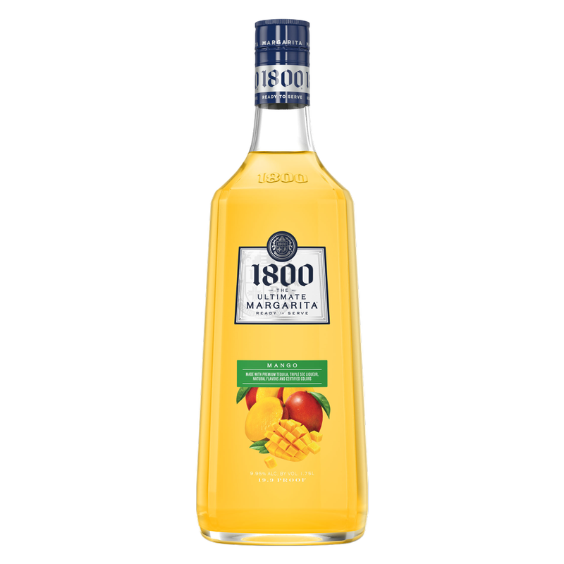 1800 The Ultimate Margarita Mango Ready to Drink Cocktail 1.75L 9.95% ABV