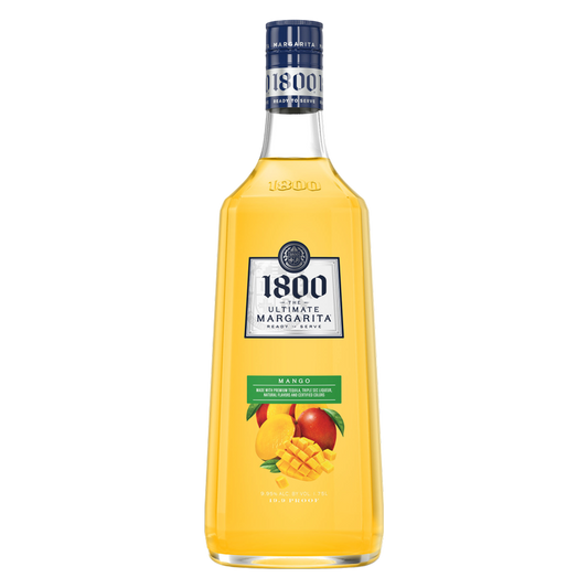 1800 The Ultimate Margarita Mango Ready to Drink Cocktail 1.75L 9.95% ABV