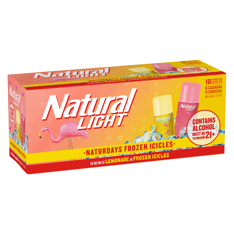 Natural Light Naturdays Frozen Icicles 12pk 2oz