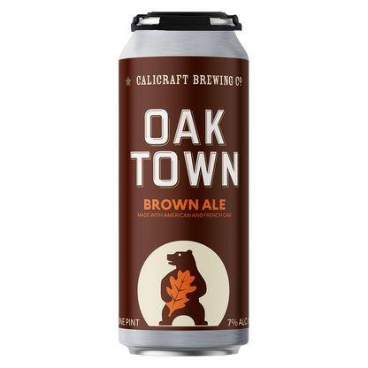 Calicraft Brewing Co. Oaktown Brown Ale 4pk 16oz