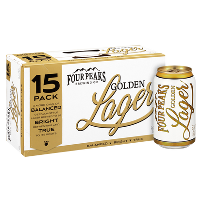 Four Peaks Golden Lager 15pk 12oz Can