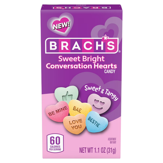 Brach's Sweet Bright Conversation Hearts, 1.1oz
