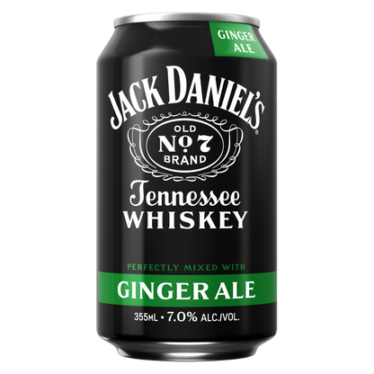 Jack Daniel's Jack & Ginger 4pk Cans 7% ABV