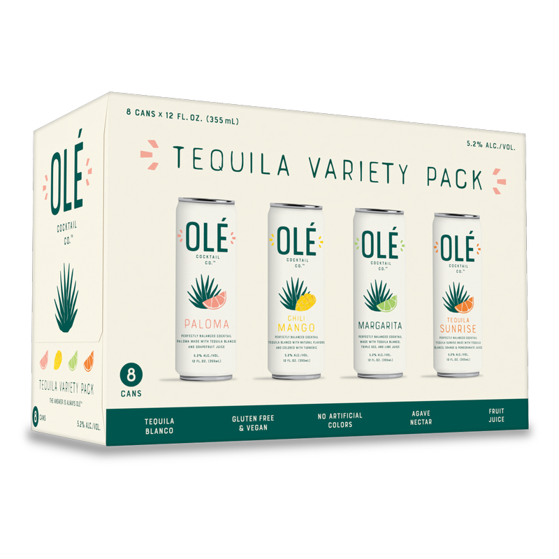 Ole Tequila Variety Pack 8pk 5.2% ABV