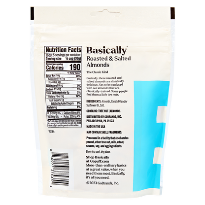 Basically Roasted & Salted Almonds 5.75oz