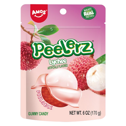 Amos Peelerz Gummy Lychee, 6 oz