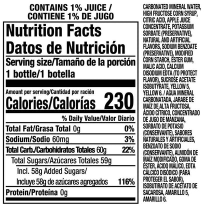 Peñafiel Piñada Sparkling Mineral Water 20.3oz Btl