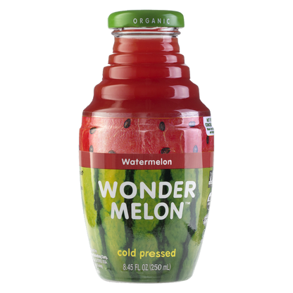 Wonder Juice Organic Watermelon Cold-Pressed Juice 8.45oz Glass Btl