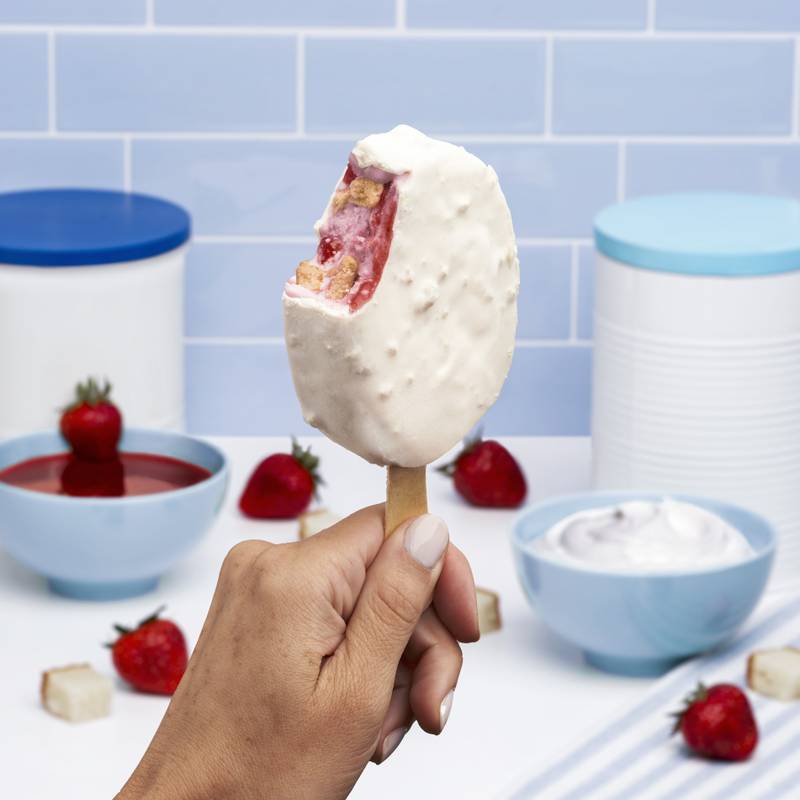 Blue Bunny Strawberry Shortcake Load'd Bars 4ct