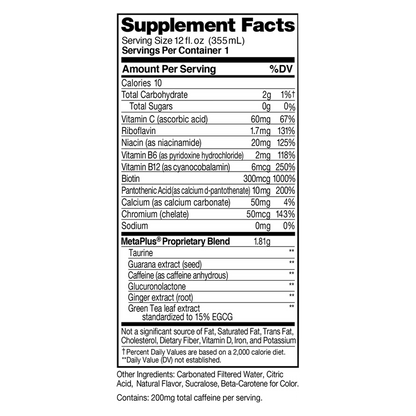 CELSIUS Sparkling Peach Vibe Essential Energy Drink 12oz Can