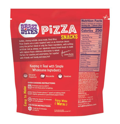 Brazi Bites Pepperoni Pizza Snacks 10oz