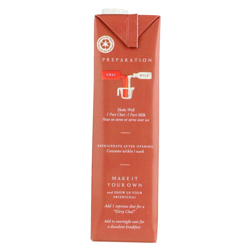 Rishi Tea Organic Masala Chai Concentrate 32oz Ctn